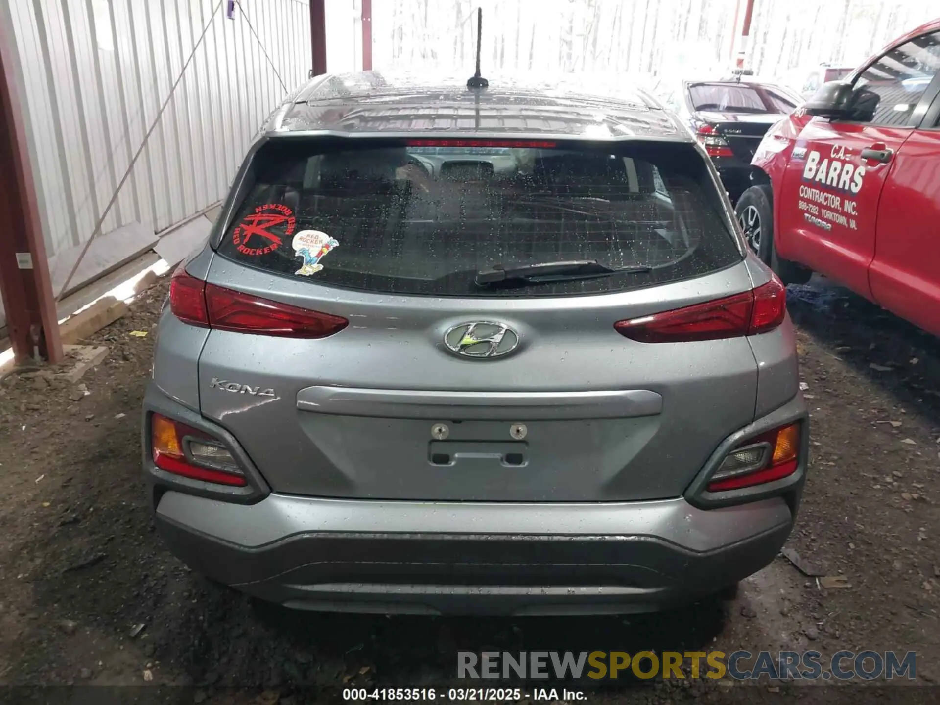 16 Photograph of a damaged car KM8K12AA6KU387721 HYUNDAI KONA 2019