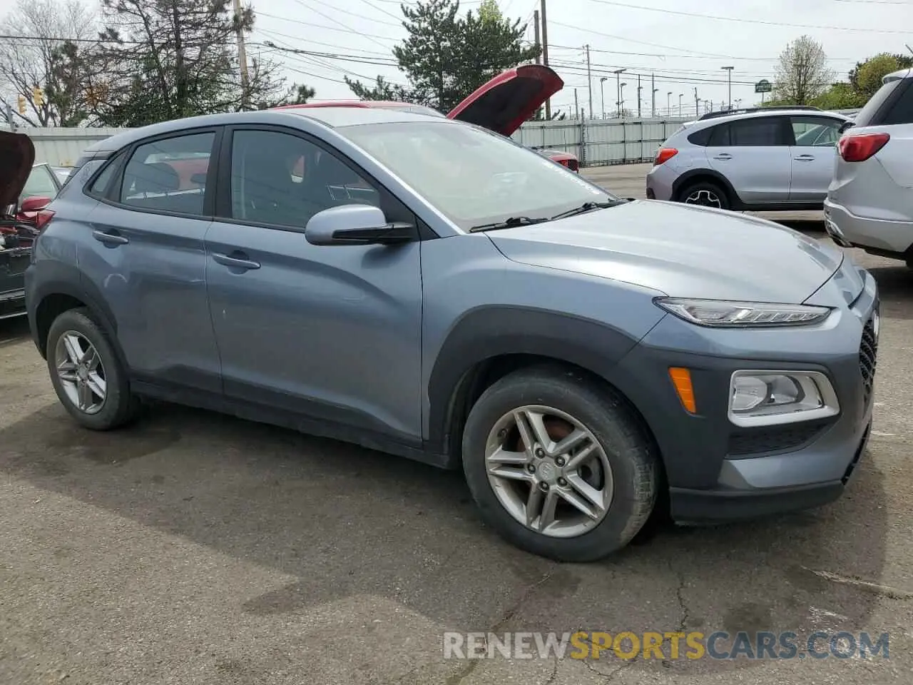 4 Photograph of a damaged car KM8K12AA7KU254899 HYUNDAI KONA 2019
