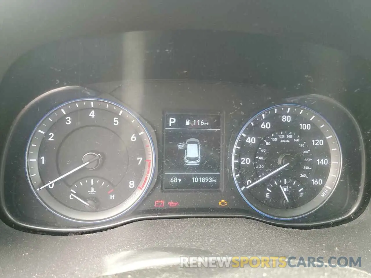 9 Photograph of a damaged car KM8K12AA7KU254899 HYUNDAI KONA 2019