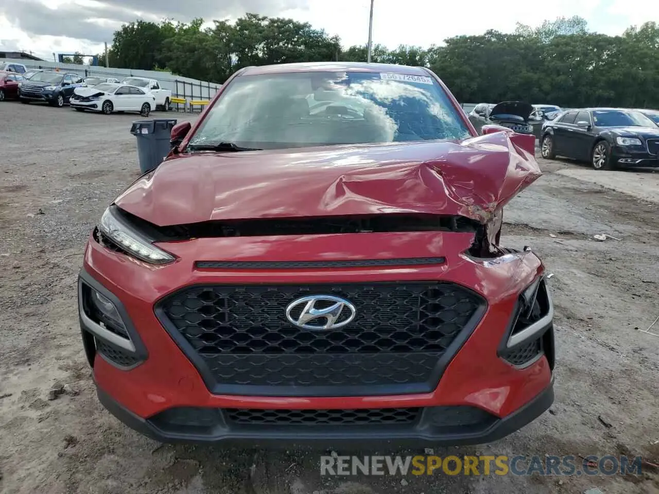 5 Photograph of a damaged car KM8K12AA7KU326331 HYUNDAI KONA 2019