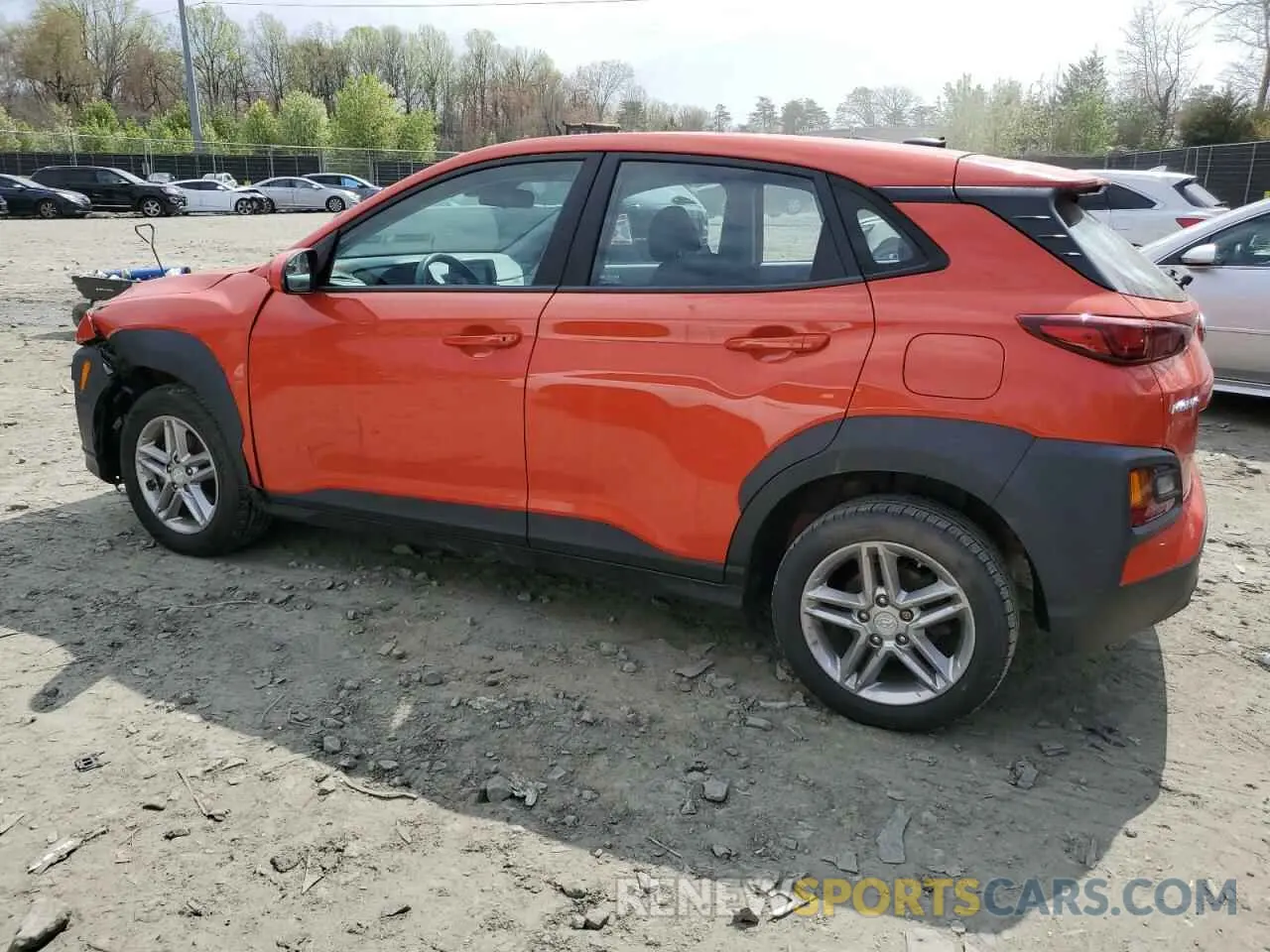 2 Фотография поврежденного автомобиля KM8K12AA8KU390572 HYUNDAI KONA 2019