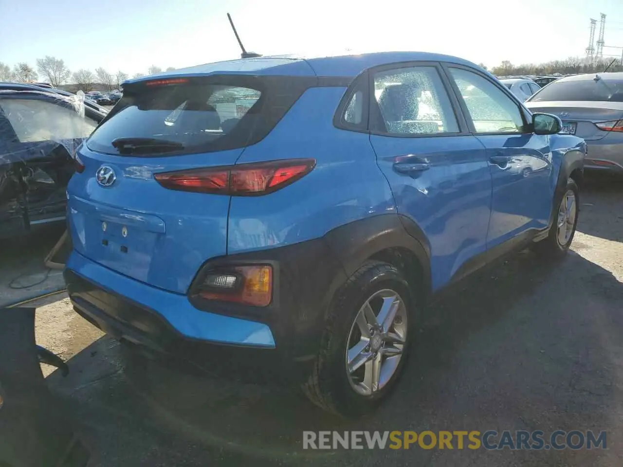 3 Photograph of a damaged car KM8K12AA9KU224156 HYUNDAI KONA 2019