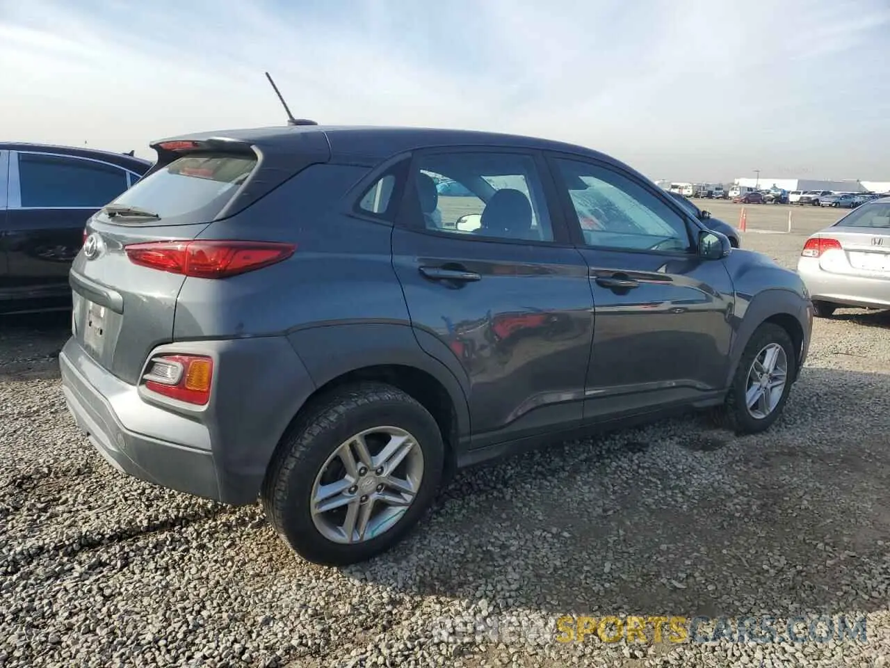 3 Photograph of a damaged car KM8K12AA9KU323625 HYUNDAI KONA 2019