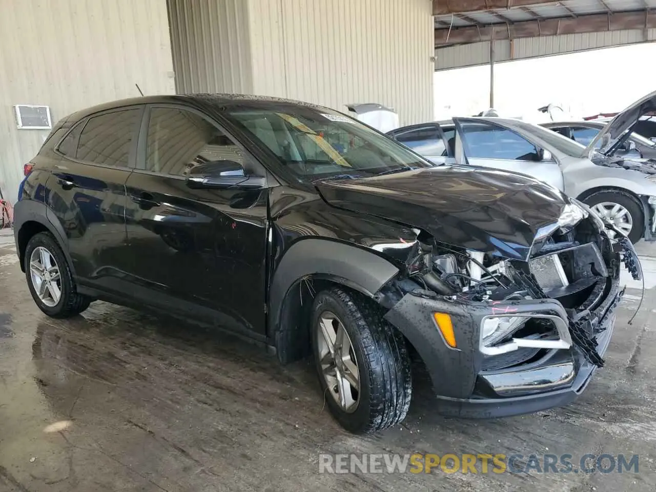 4 Photograph of a damaged car KM8K12AA9KU330381 HYUNDAI KONA 2019