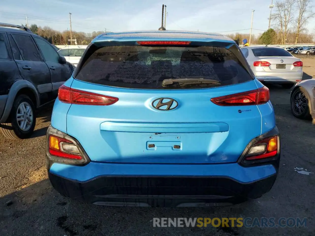 6 Photograph of a damaged car KM8K12AAXKU259529 HYUNDAI KONA 2019