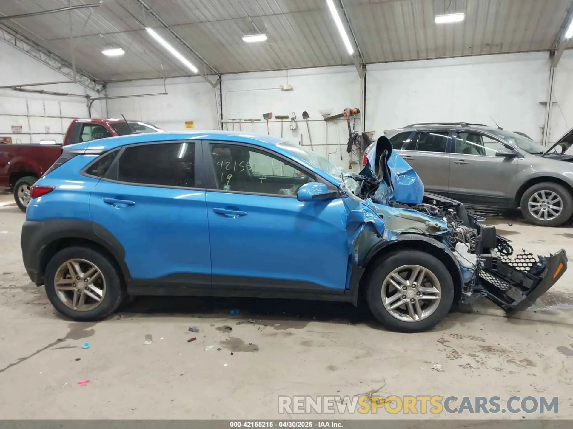 13 Photograph of a damaged car KM8K1CAA3KU217712 HYUNDAI KONA 2019