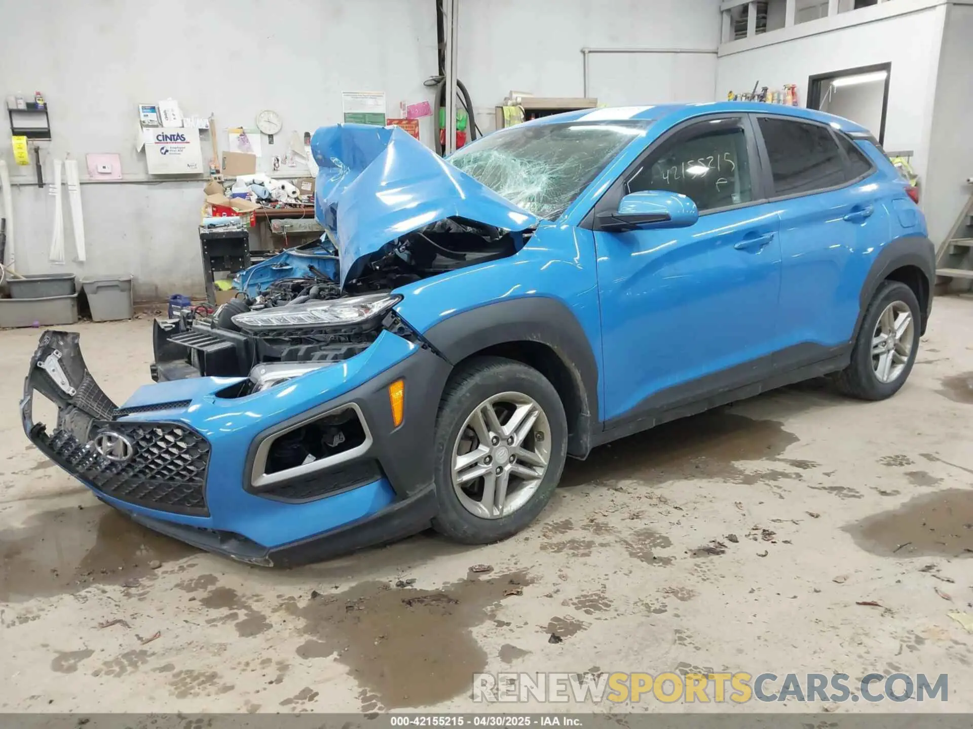 2 Photograph of a damaged car KM8K1CAA3KU217712 HYUNDAI KONA 2019