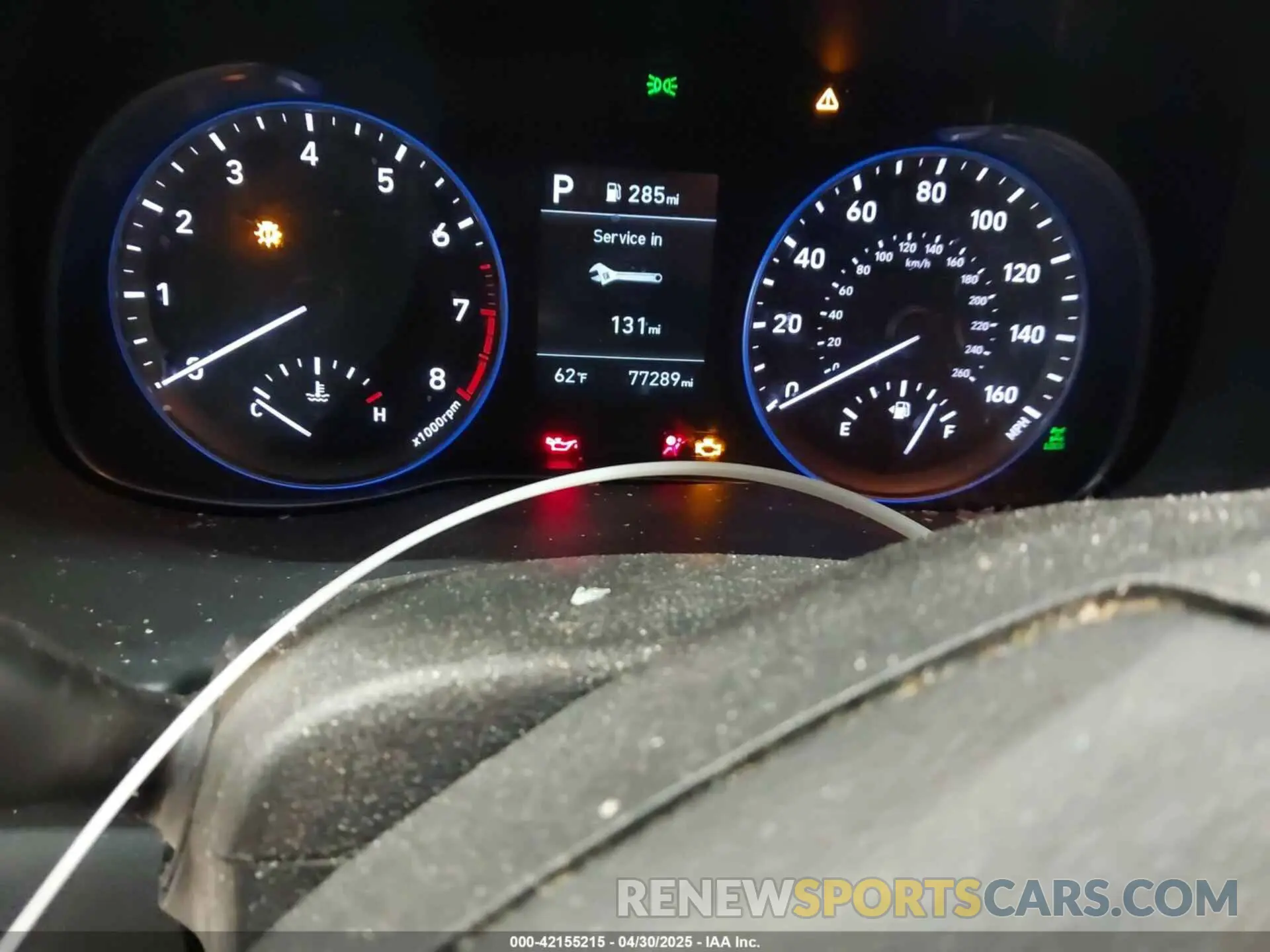 7 Photograph of a damaged car KM8K1CAA3KU217712 HYUNDAI KONA 2019