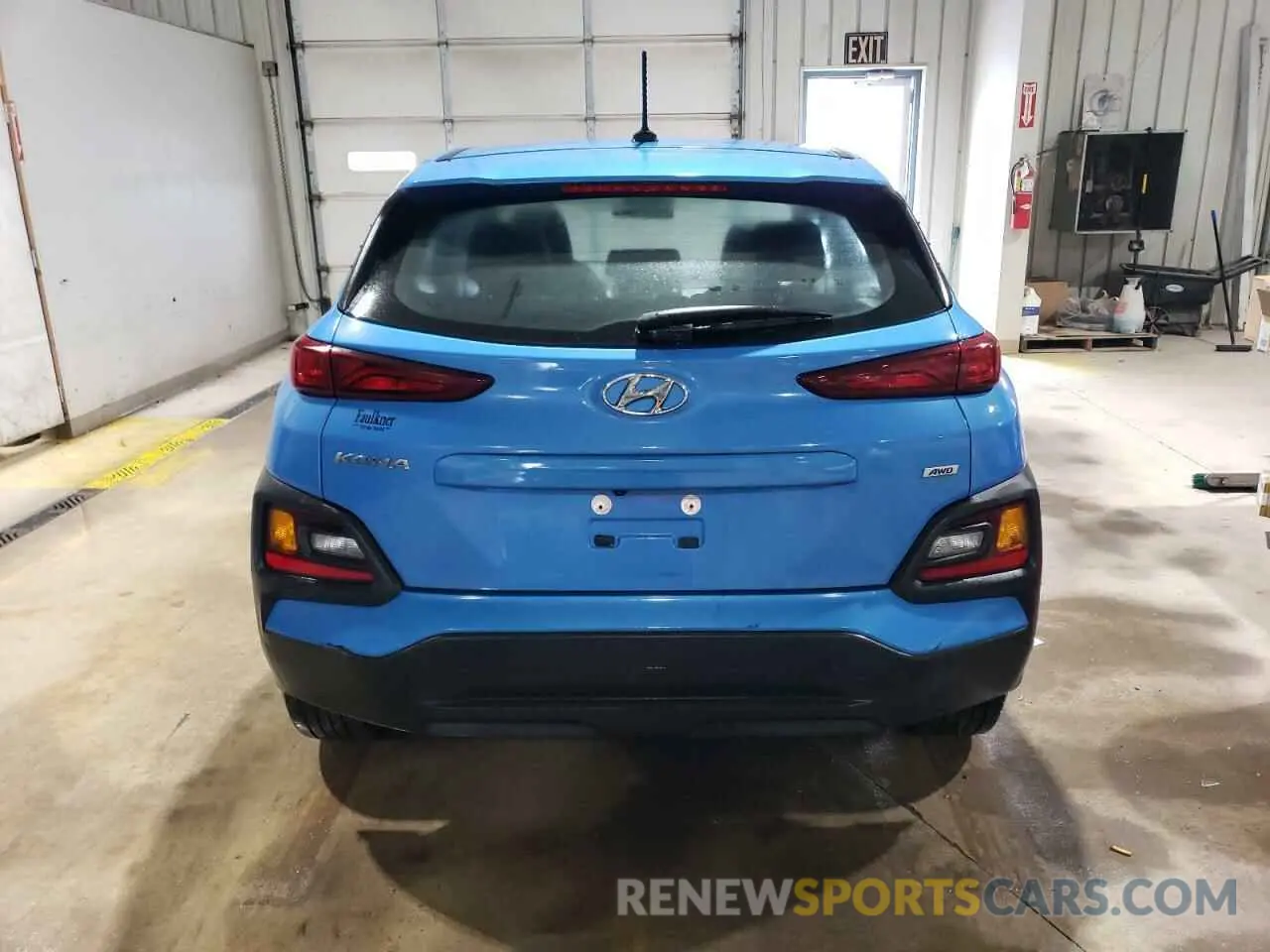6 Photograph of a damaged car KM8K1CAA4KU278230 HYUNDAI KONA 2019
