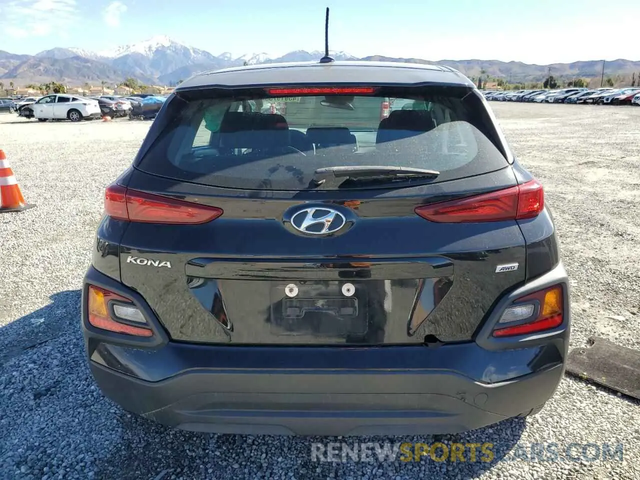 6 Photograph of a damaged car KM8K1CAA4KU326390 HYUNDAI KONA 2019