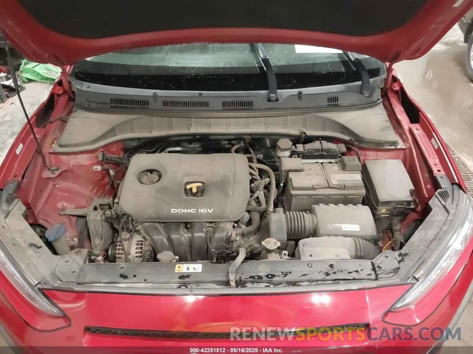 10 Photograph of a damaged car KM8K1CAA7KU287424 HYUNDAI KONA 2019
