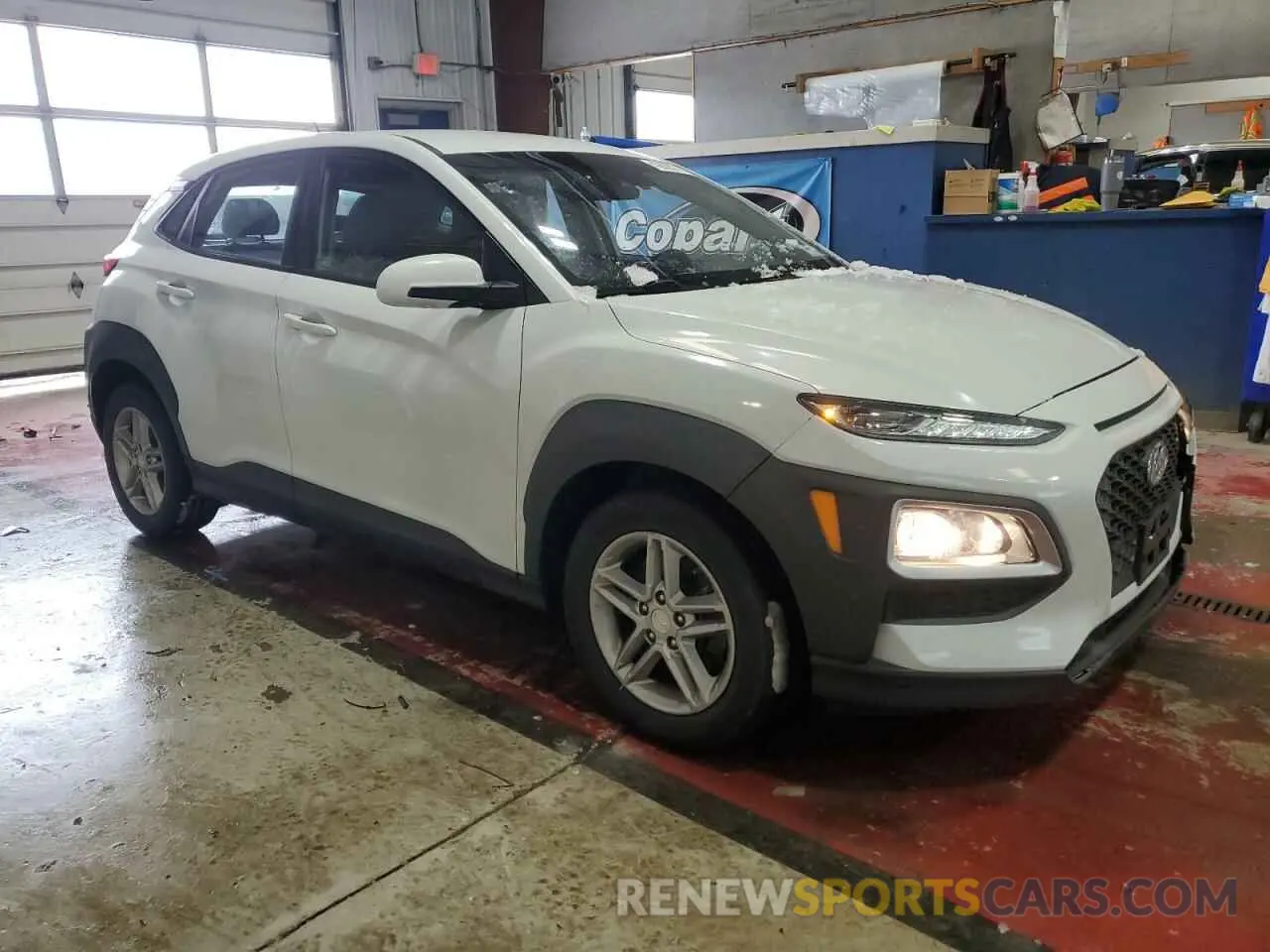 4 Photograph of a damaged car KM8K1CAA7KU300897 HYUNDAI KONA 2019