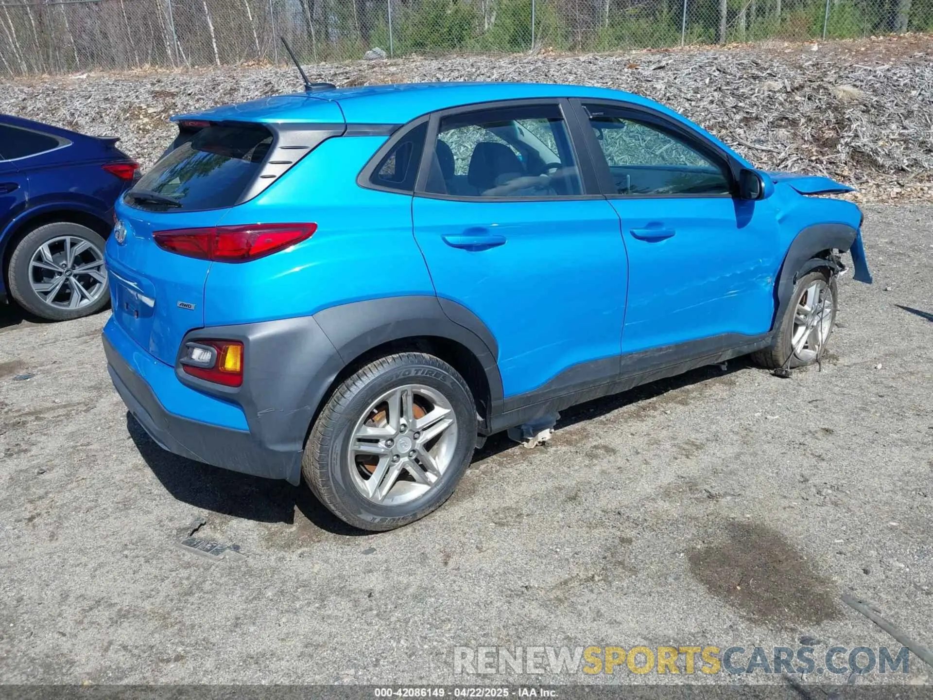 4 Фотография поврежденного автомобиля KM8K1CAA8KU355021 HYUNDAI KONA 2019