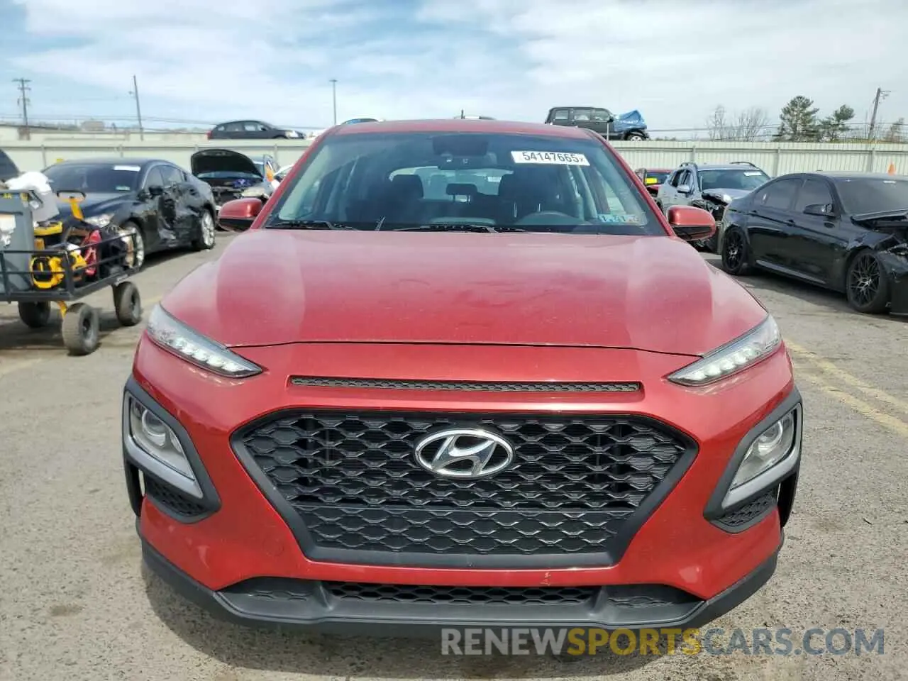 5 Фотография поврежденного автомобиля KM8K1CAA8KU358159 HYUNDAI KONA 2019