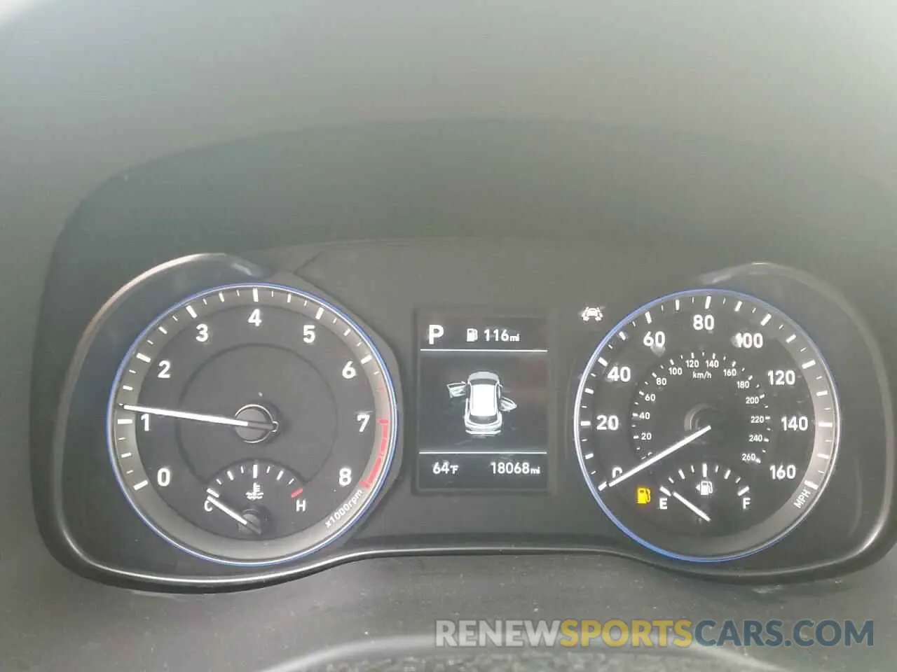 9 Photograph of a damaged car KM8K22AAXKU328670 HYUNDAI KONA 2019