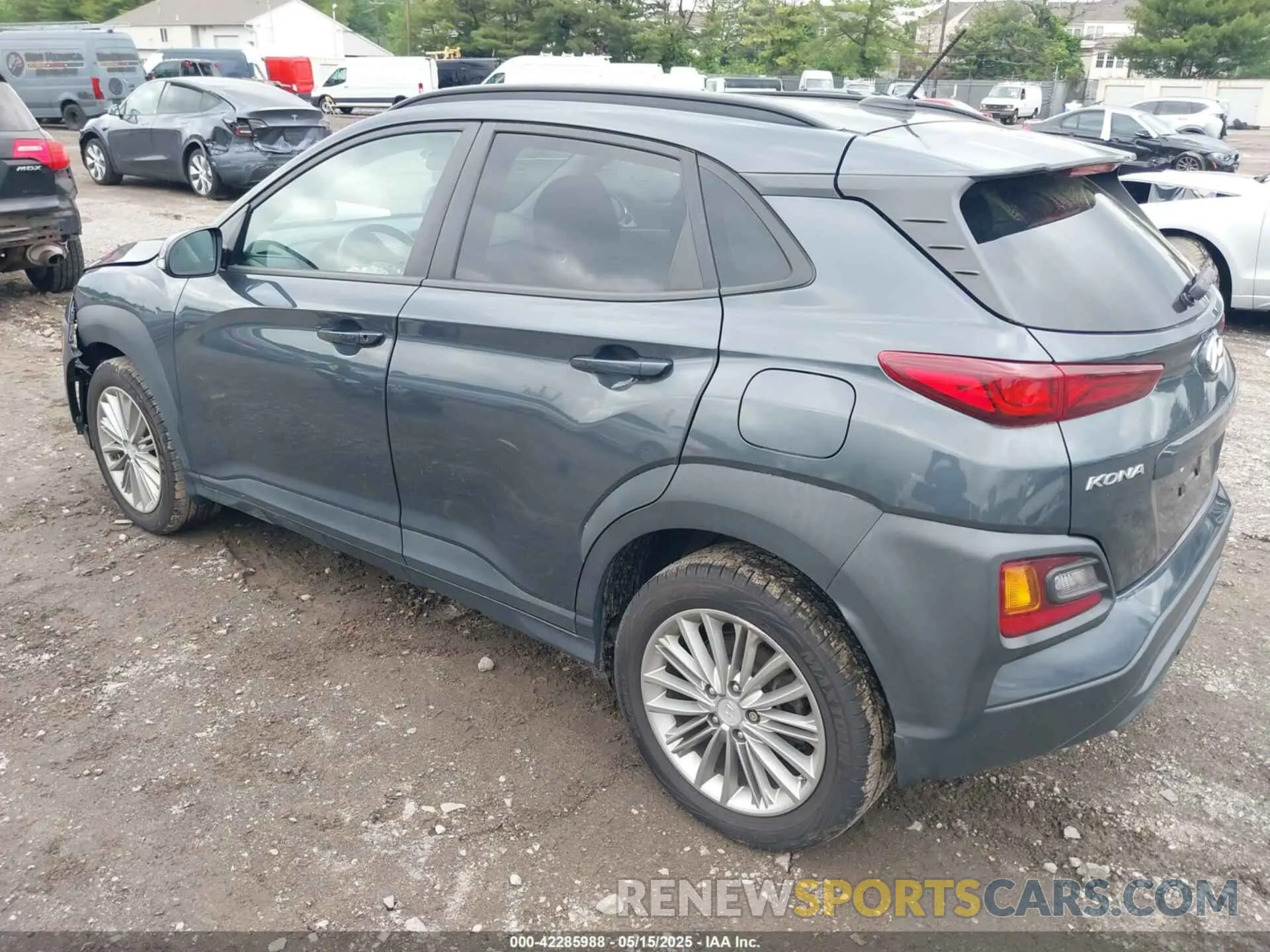 3 Фотография поврежденного автомобиля KM8K2CAA0KU368763 HYUNDAI KONA 2019