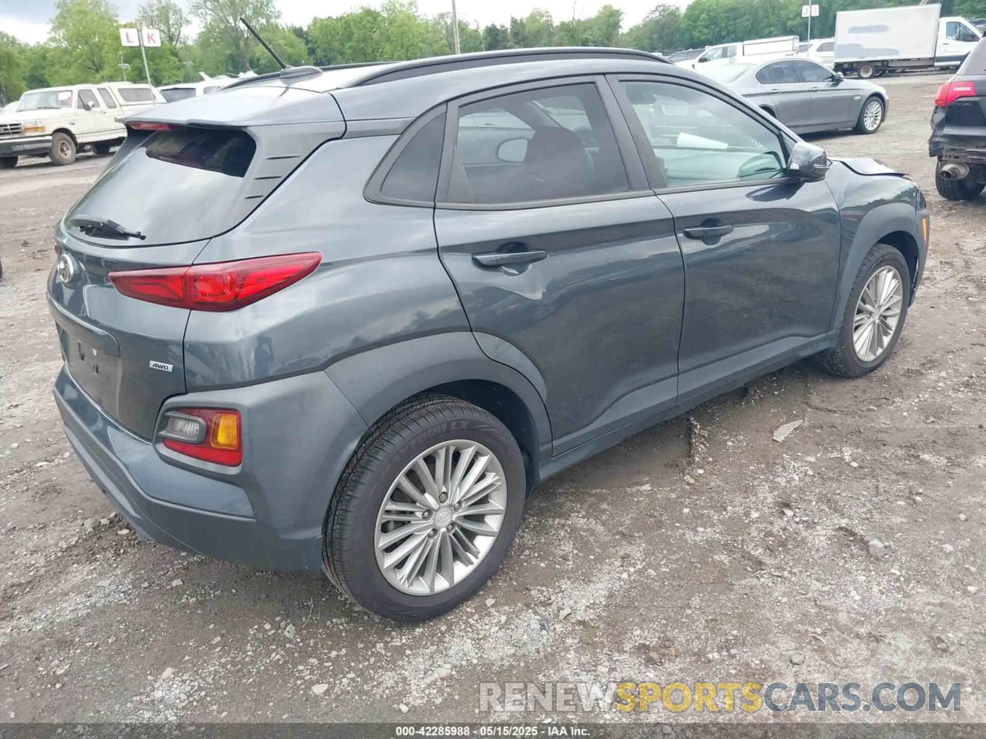 4 Фотография поврежденного автомобиля KM8K2CAA0KU368763 HYUNDAI KONA 2019