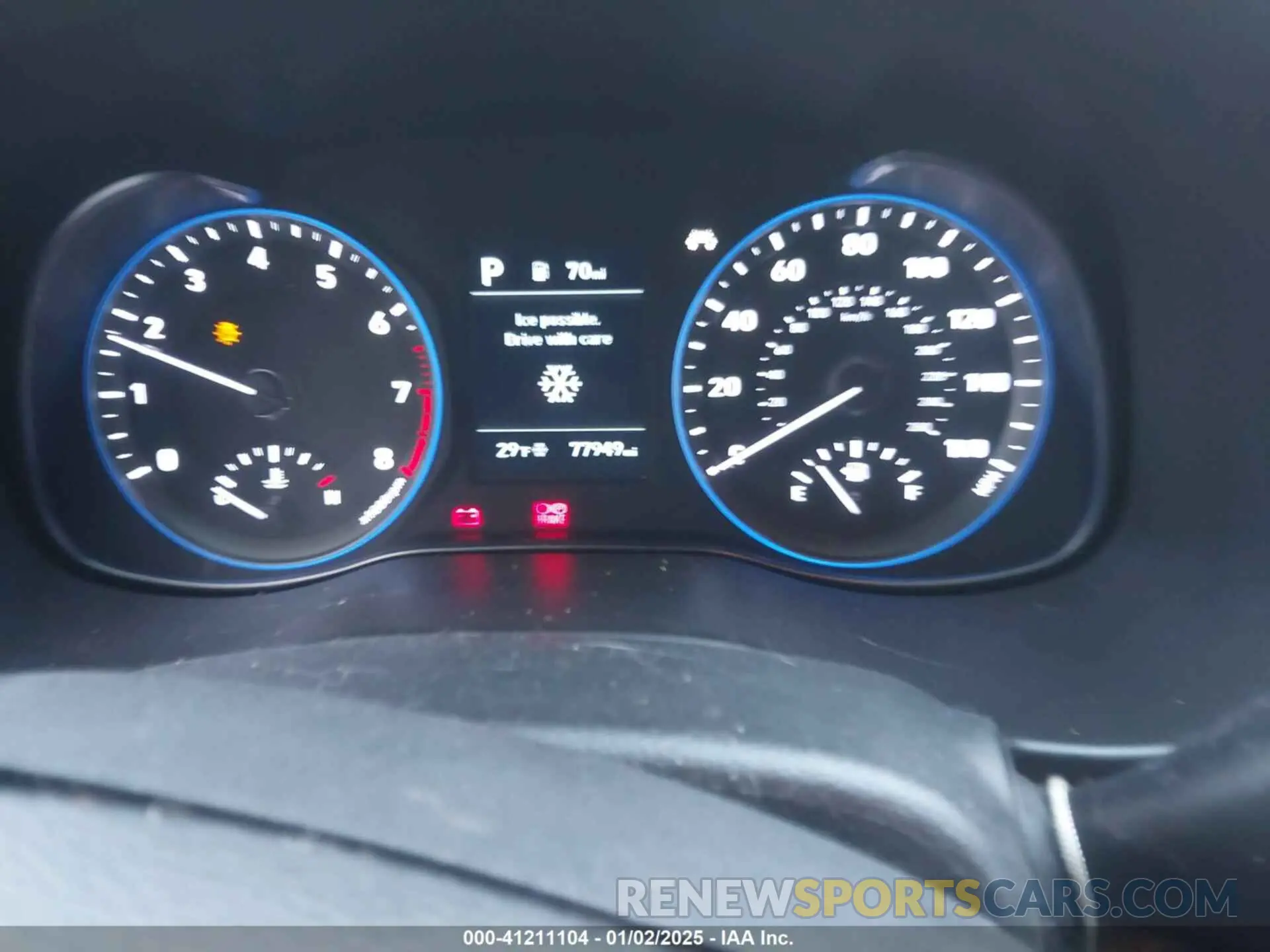 7 Photograph of a damaged car KM8K2CAA0KU371856 HYUNDAI KONA 2019
