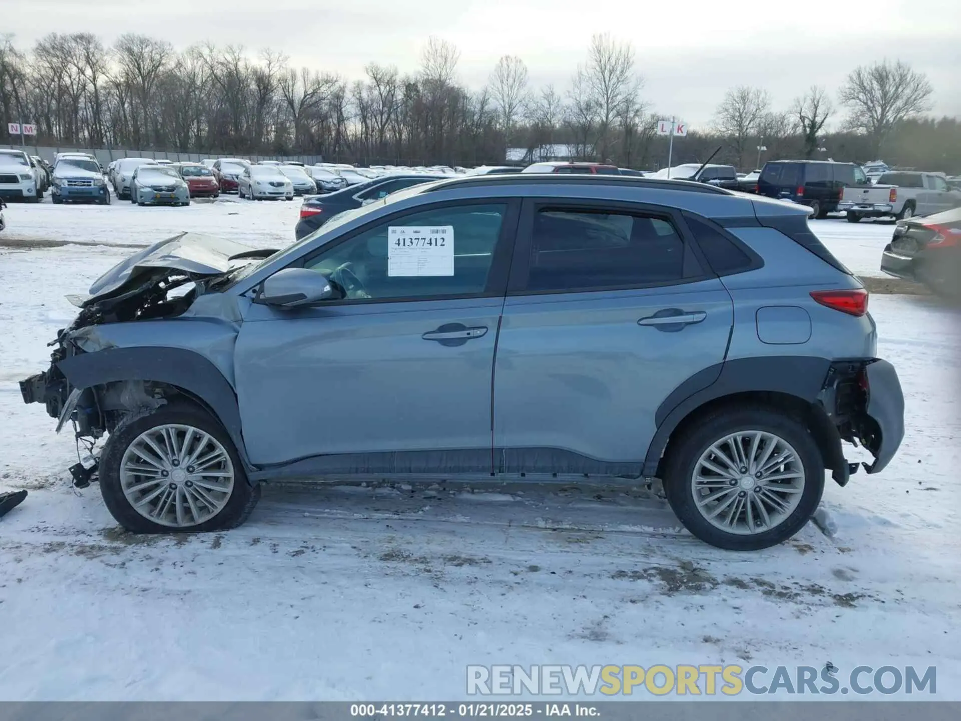 14 Photograph of a damaged car KM8K2CAA1KU235929 HYUNDAI KONA 2019
