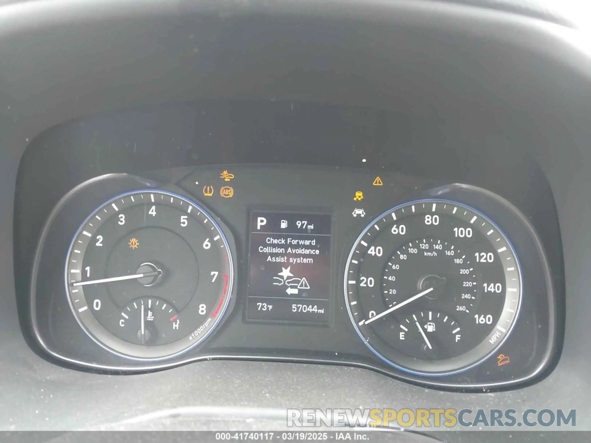 7 Photograph of a damaged car KM8K2CAA5KU352381 HYUNDAI KONA 2019