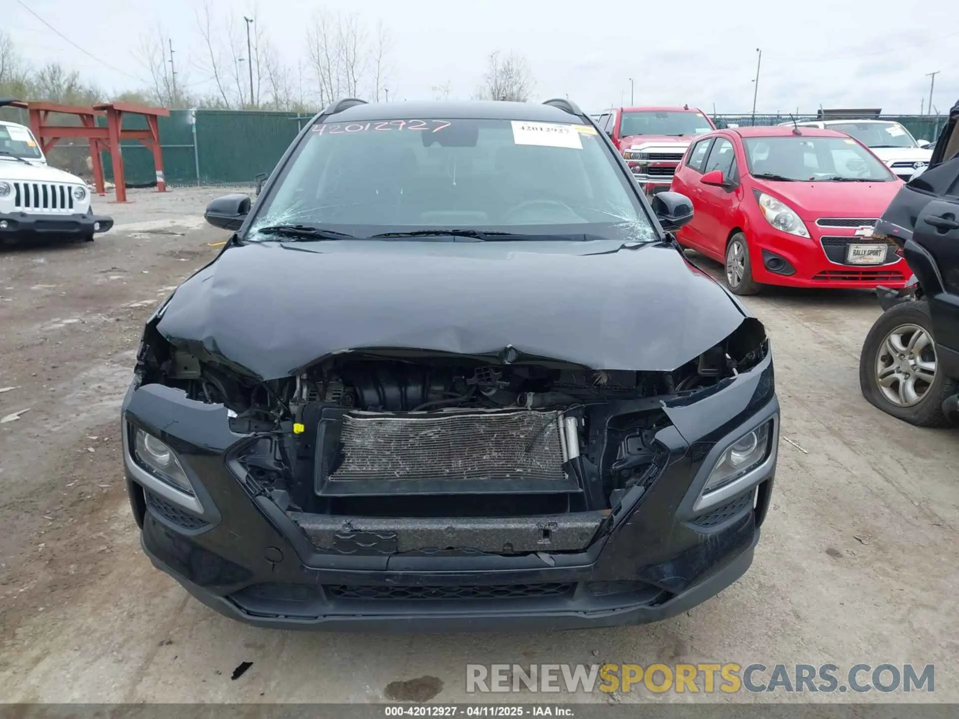 12 Photograph of a damaged car KM8K2CAA5KU366944 HYUNDAI KONA 2019