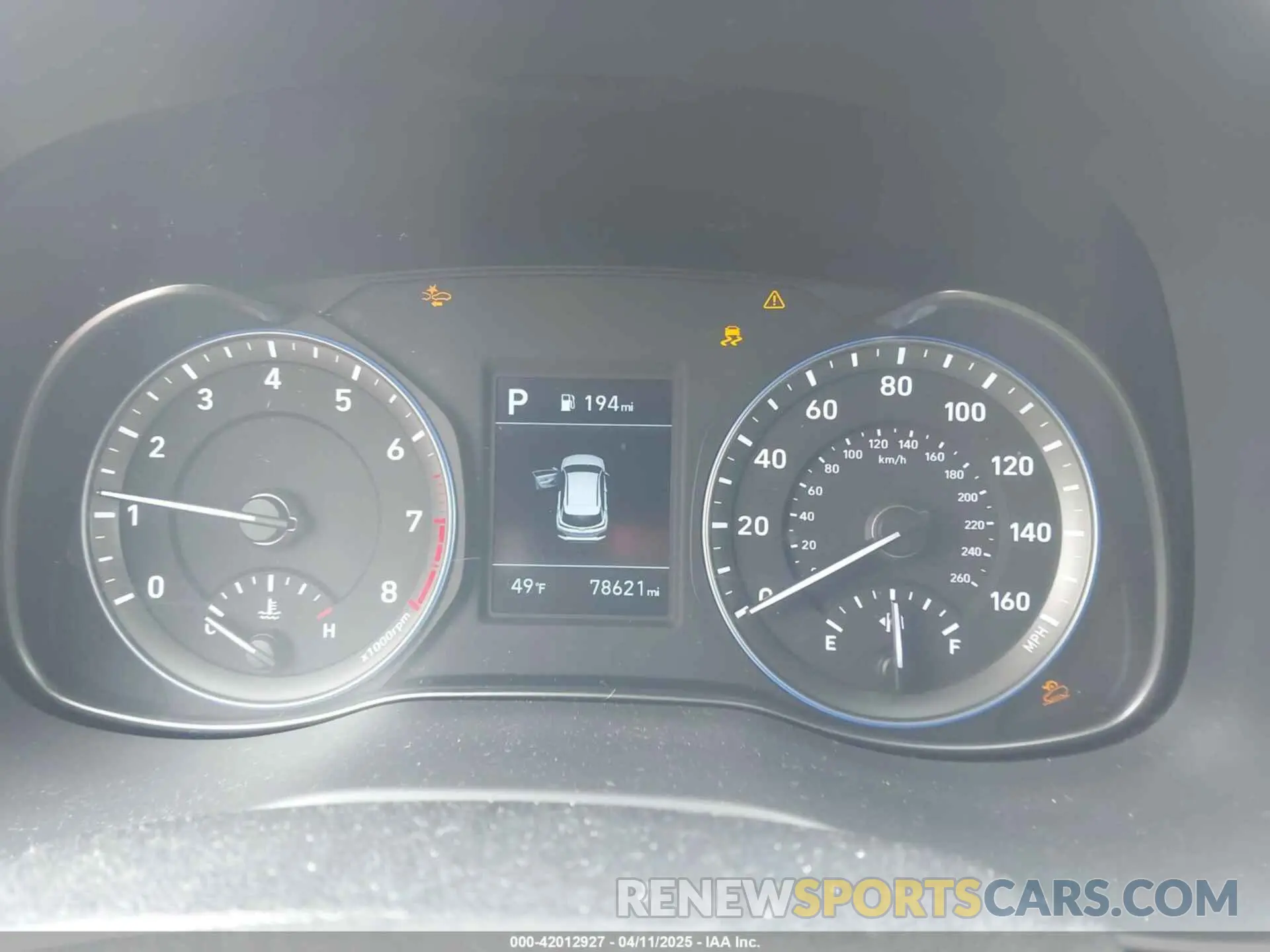 7 Photograph of a damaged car KM8K2CAA5KU366944 HYUNDAI KONA 2019