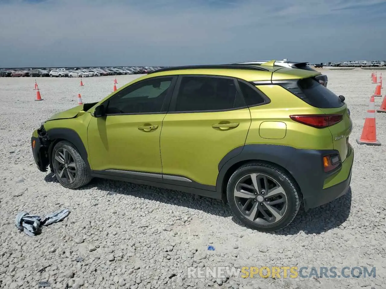 2 Фотография поврежденного автомобиля KM8K33A55KU203467 HYUNDAI KONA 2019