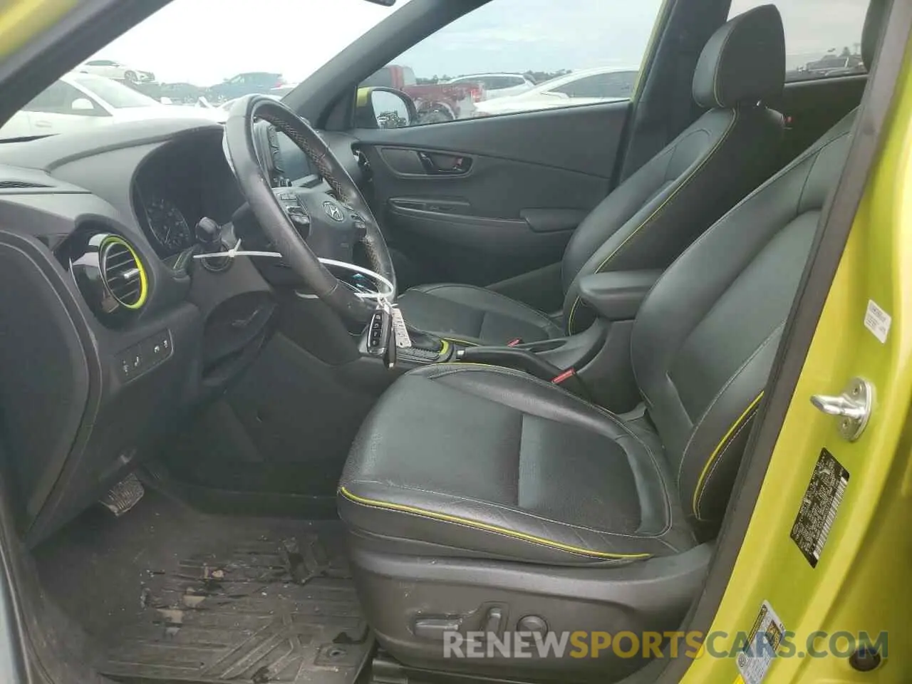 7 Photograph of a damaged car KM8K33A58KU327264 HYUNDAI KONA 2019
