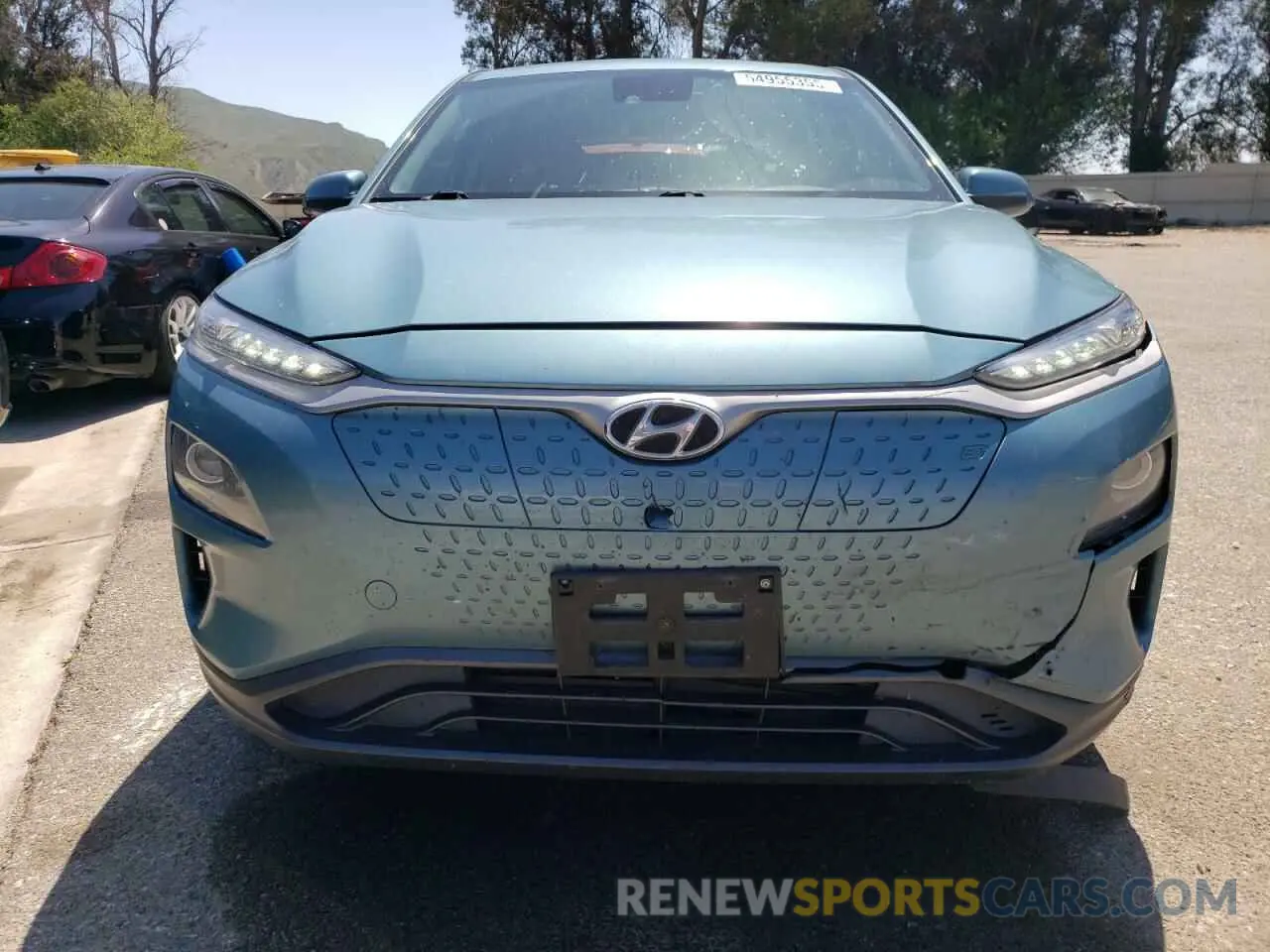 5 Photograph of a damaged car KM8K33AG2KU023414 HYUNDAI KONA 2019