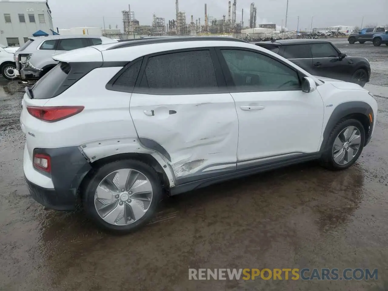 3 Фотография поврежденного автомобиля KM8K33AG5KU022354 HYUNDAI KONA 2019