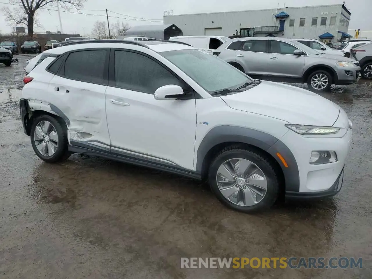 4 Фотография поврежденного автомобиля KM8K33AG5KU022354 HYUNDAI KONA 2019