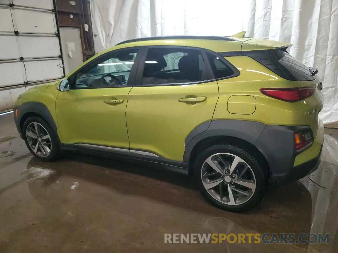 2 Photograph of a damaged car KM8K3CA54KU329626 HYUNDAI KONA 2019