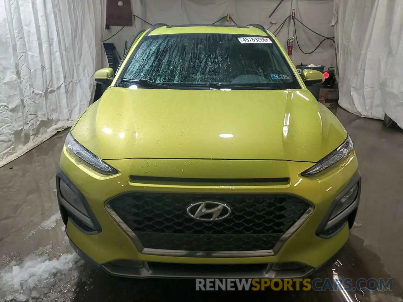5 Photograph of a damaged car KM8K3CA54KU329626 HYUNDAI KONA 2019