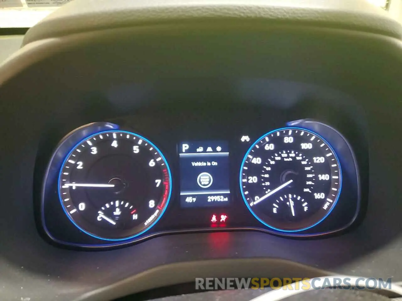 9 Photograph of a damaged car KM8K3CA54KU329626 HYUNDAI KONA 2019