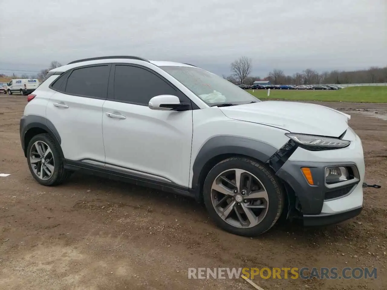 4 Photograph of a damaged car KM8K3CA54KU376039 HYUNDAI KONA 2019