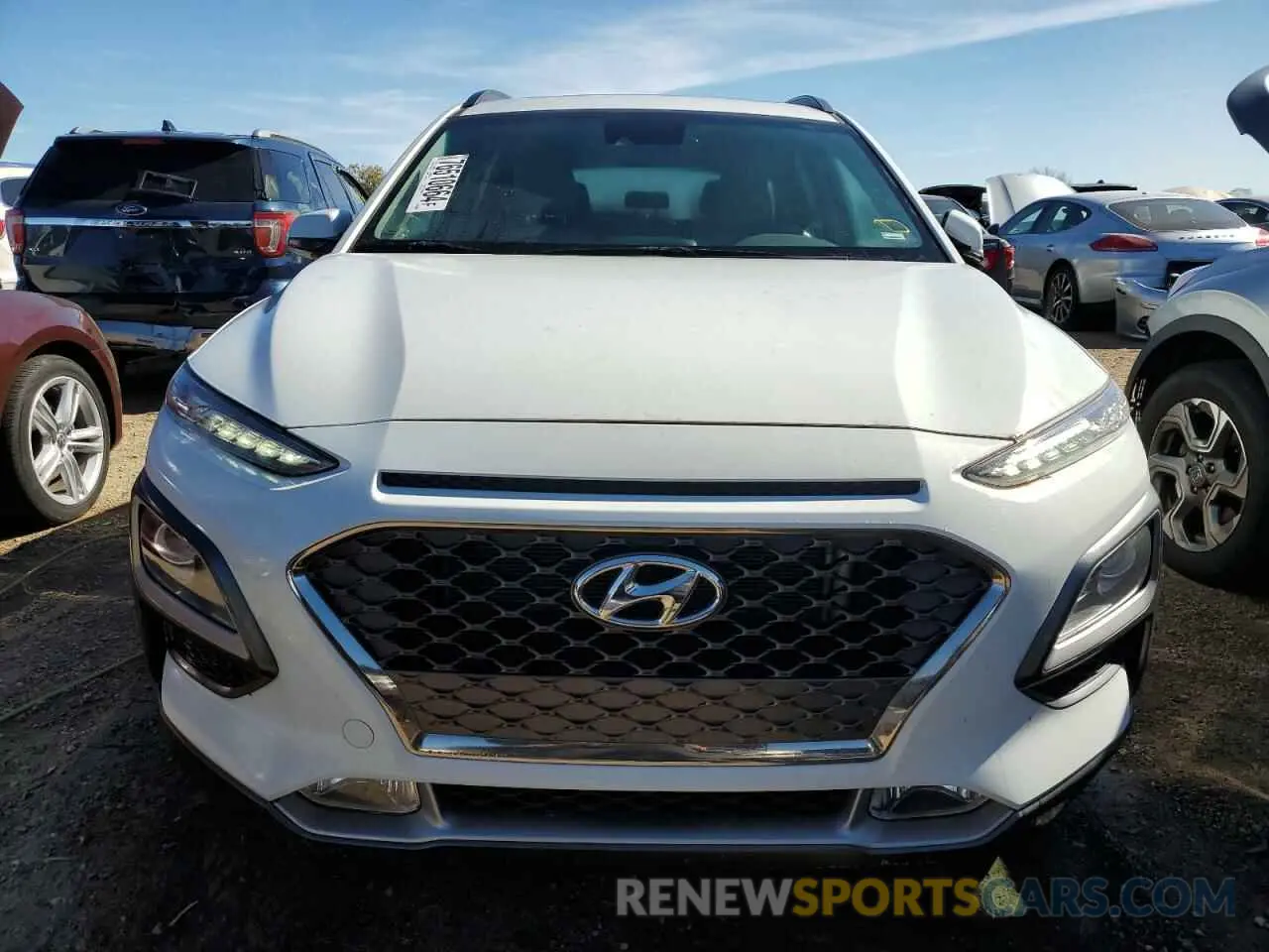 5 Photograph of a damaged car KM8K3CA58KU380742 HYUNDAI KONA 2019