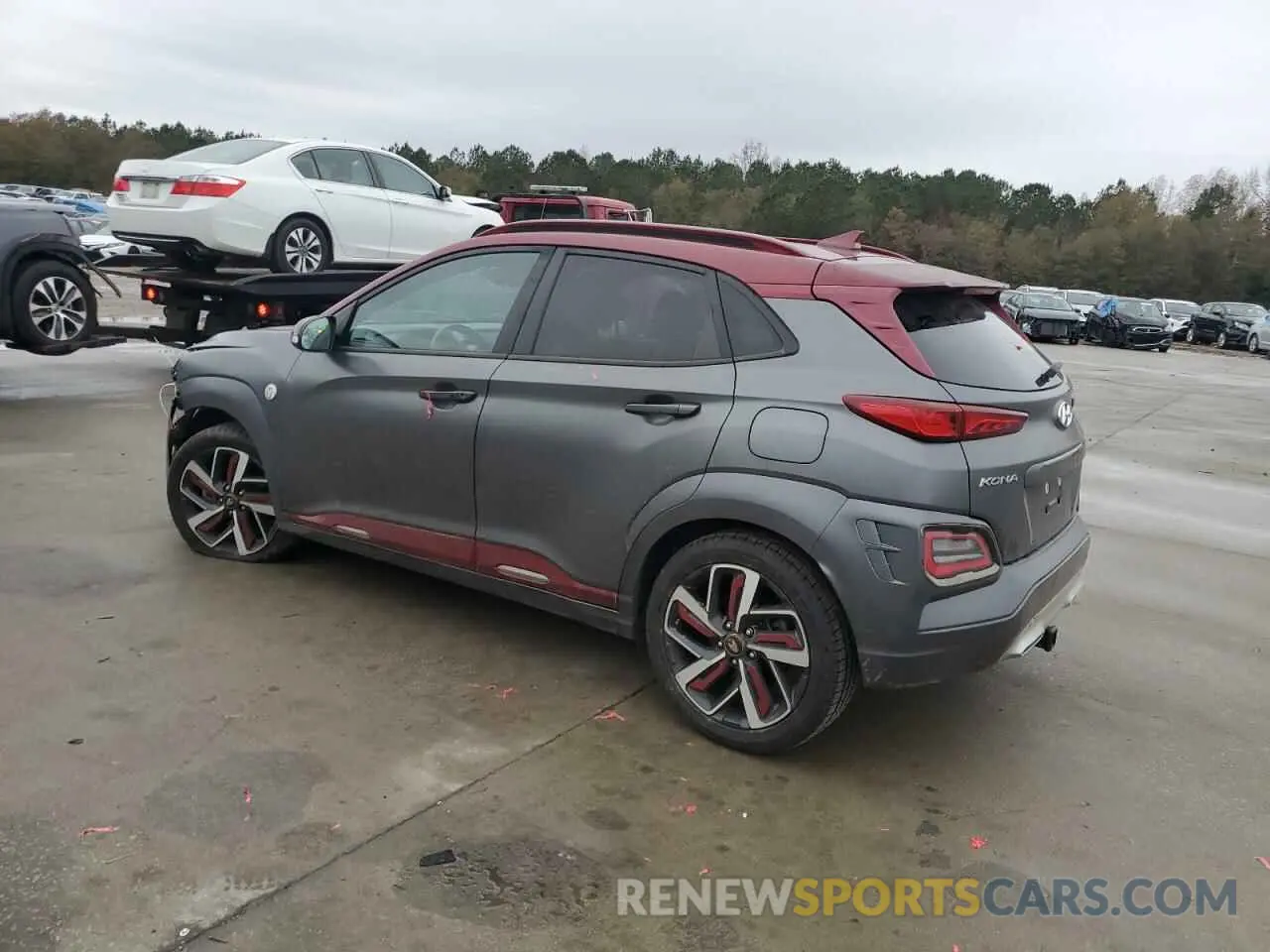2 Photograph of a damaged car KM8K53A50KU306368 HYUNDAI KONA 2019