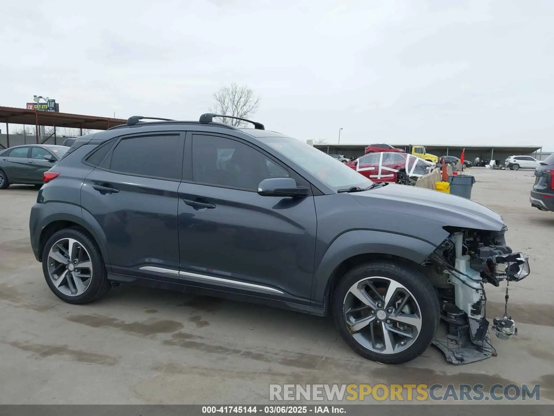 14 Photograph of a damaged car KM8K53A52KU382562 HYUNDAI KONA 2019
