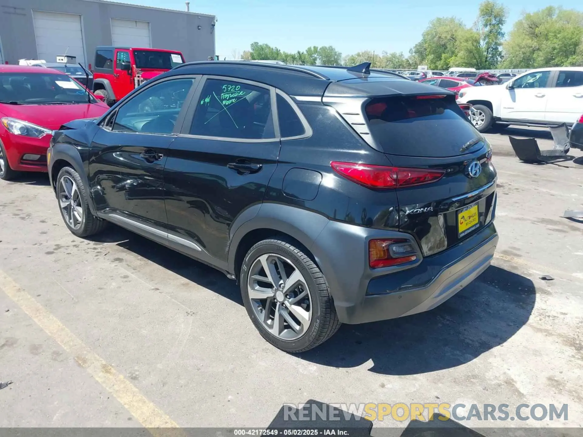3 Фотография поврежденного автомобиля KM8K53A57KU379883 HYUNDAI KONA 2019