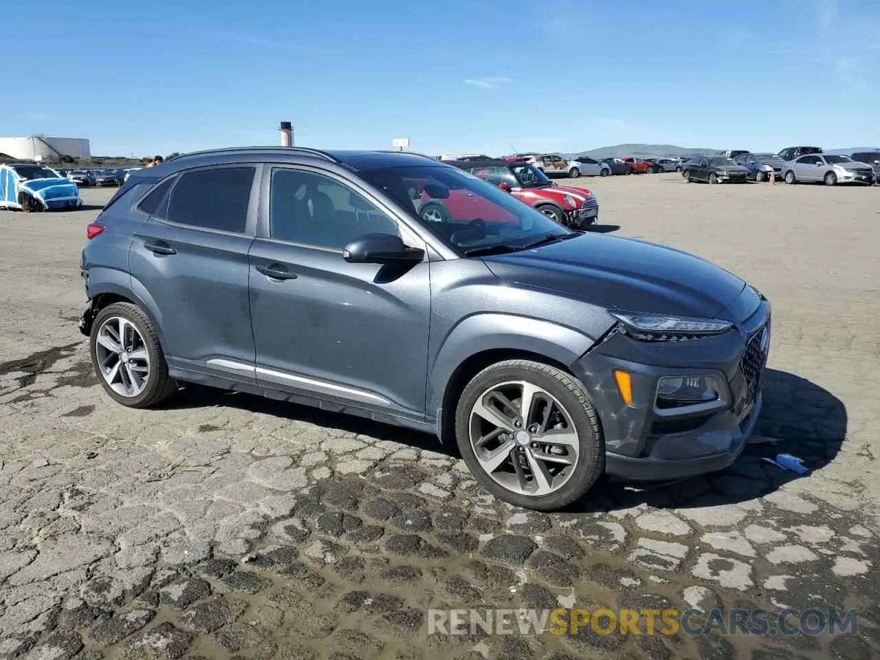 4 Photograph of a damaged car KM8K53A59KU356010 HYUNDAI KONA 2019
