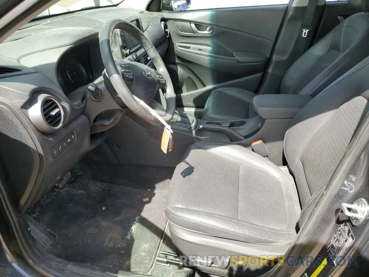 7 Photograph of a damaged car KM8K5CA50KU231123 HYUNDAI KONA 2019