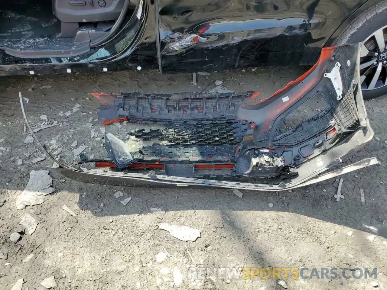 13 Photograph of a damaged car KM8K5CA50KU332940 HYUNDAI KONA 2019