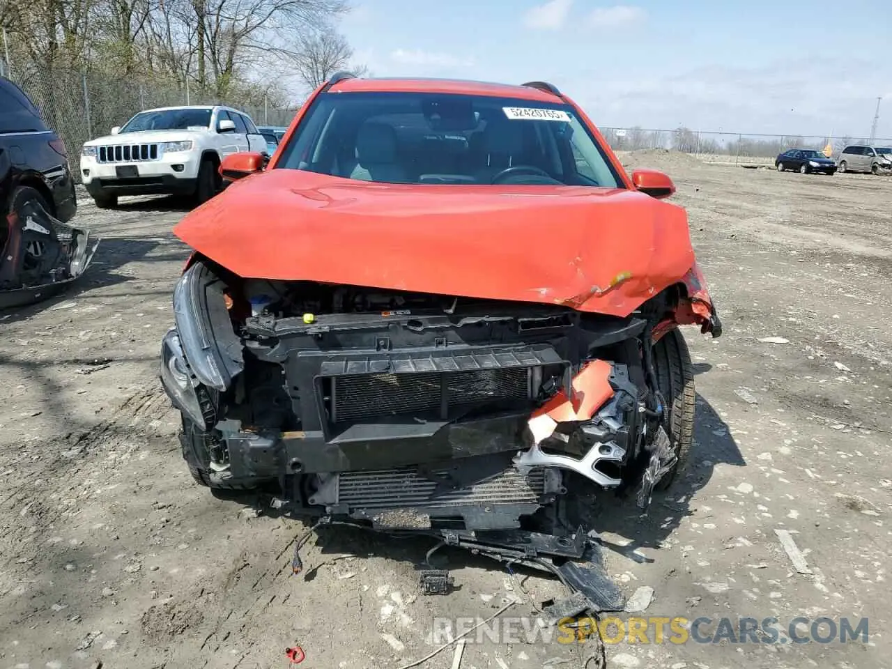 5 Photograph of a damaged car KM8K5CA50KU332940 HYUNDAI KONA 2019