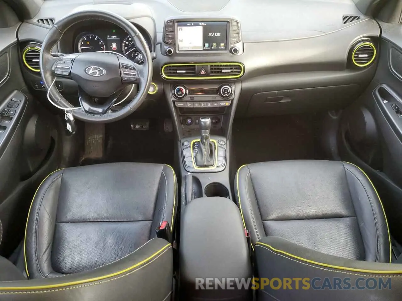 8 Photograph of a damaged car KM8K5CA51KU217750 HYUNDAI KONA 2019