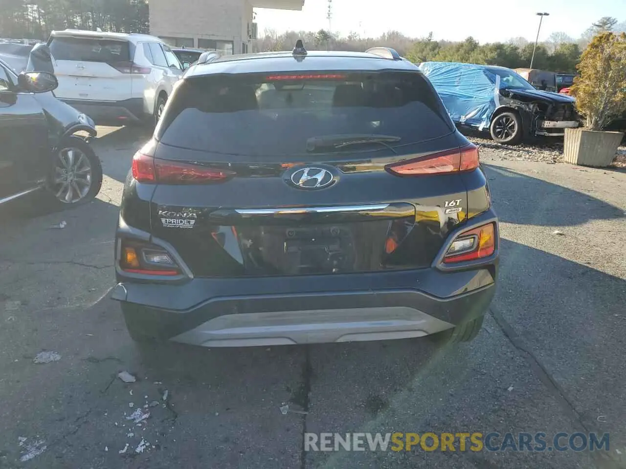 6 Photograph of a damaged car KM8K5CA53KU246862 HYUNDAI KONA 2019