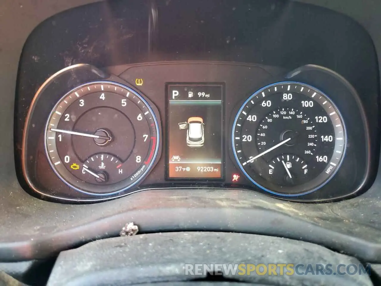 9 Photograph of a damaged car KM8K5CA53KU246862 HYUNDAI KONA 2019