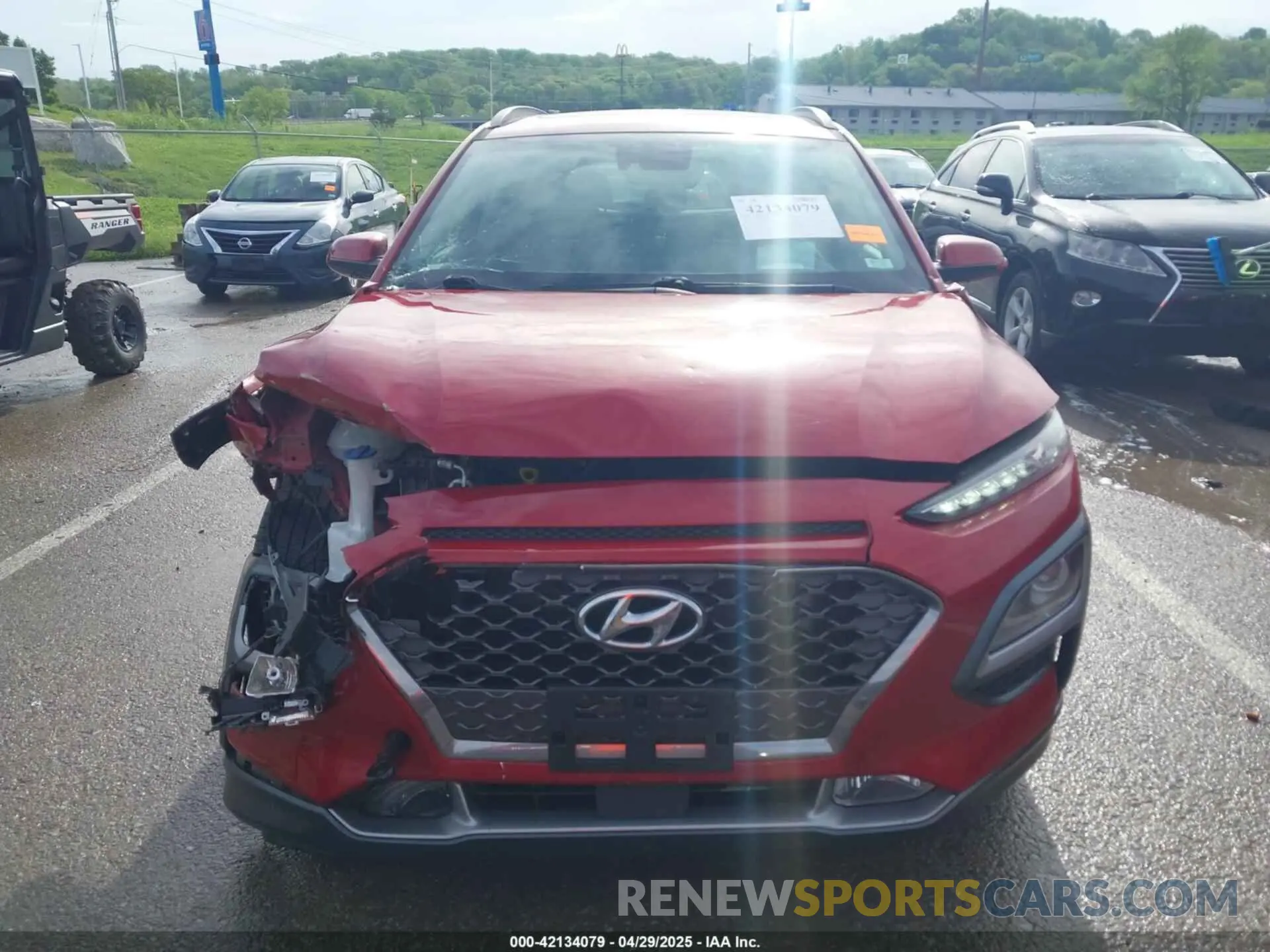 13 Photograph of a damaged car KM8K5CA54KU250659 HYUNDAI KONA 2019