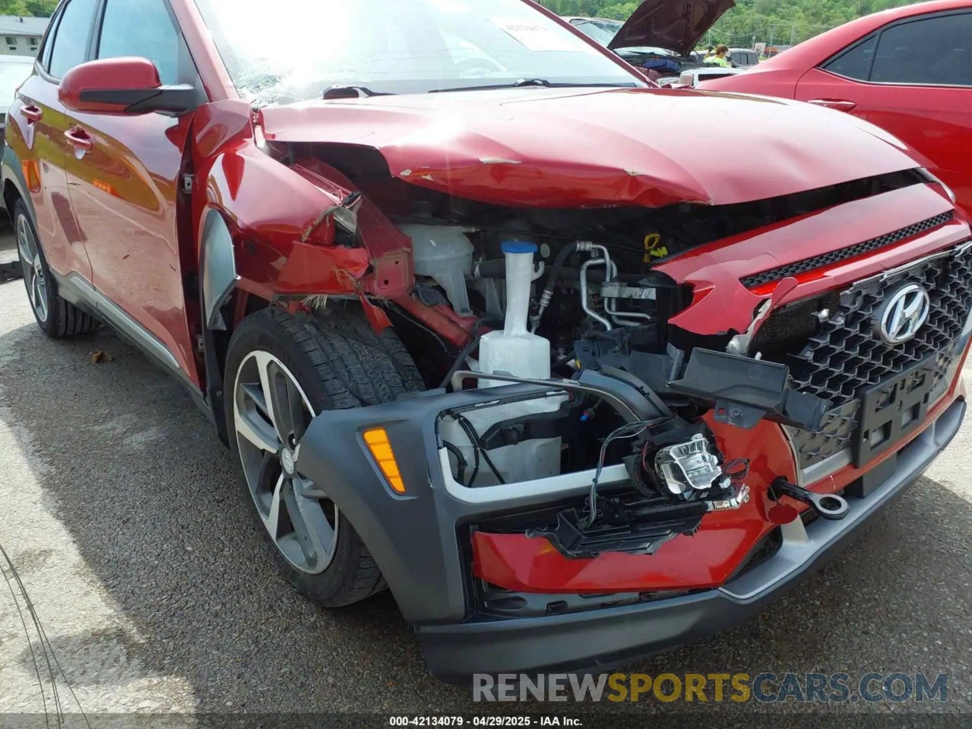 6 Photograph of a damaged car KM8K5CA54KU250659 HYUNDAI KONA 2019