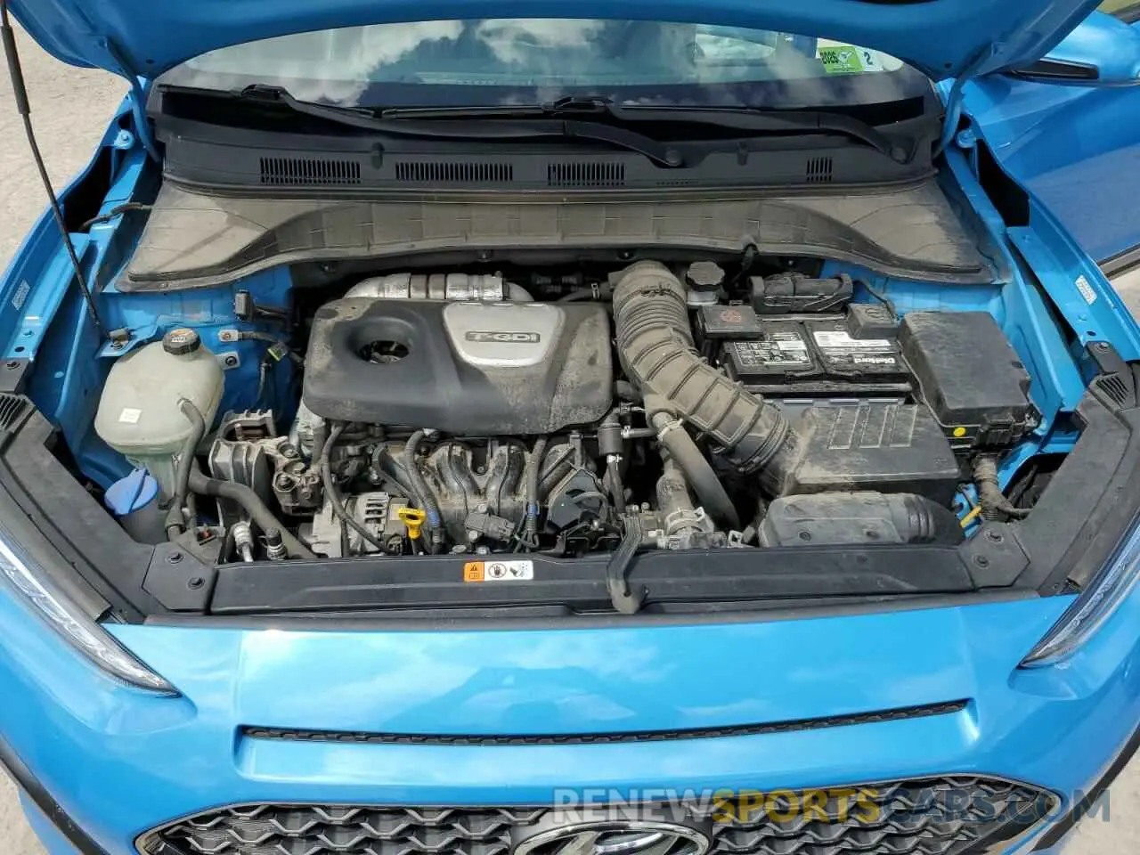 12 Photograph of a damaged car KM8K5CA57KU386543 HYUNDAI KONA 2019