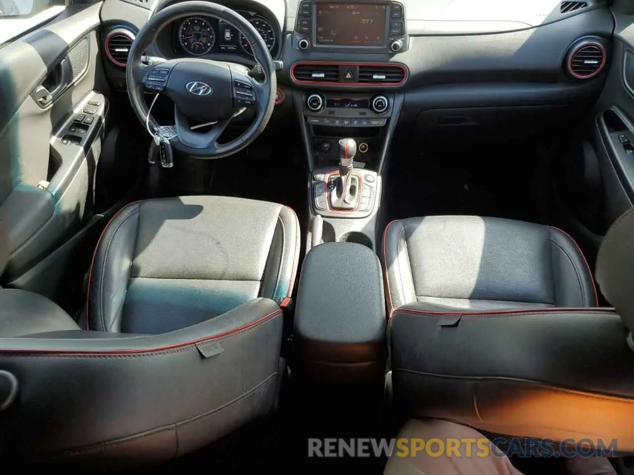 8 Photograph of a damaged car KM8K5CA58KU303315 HYUNDAI KONA 2019